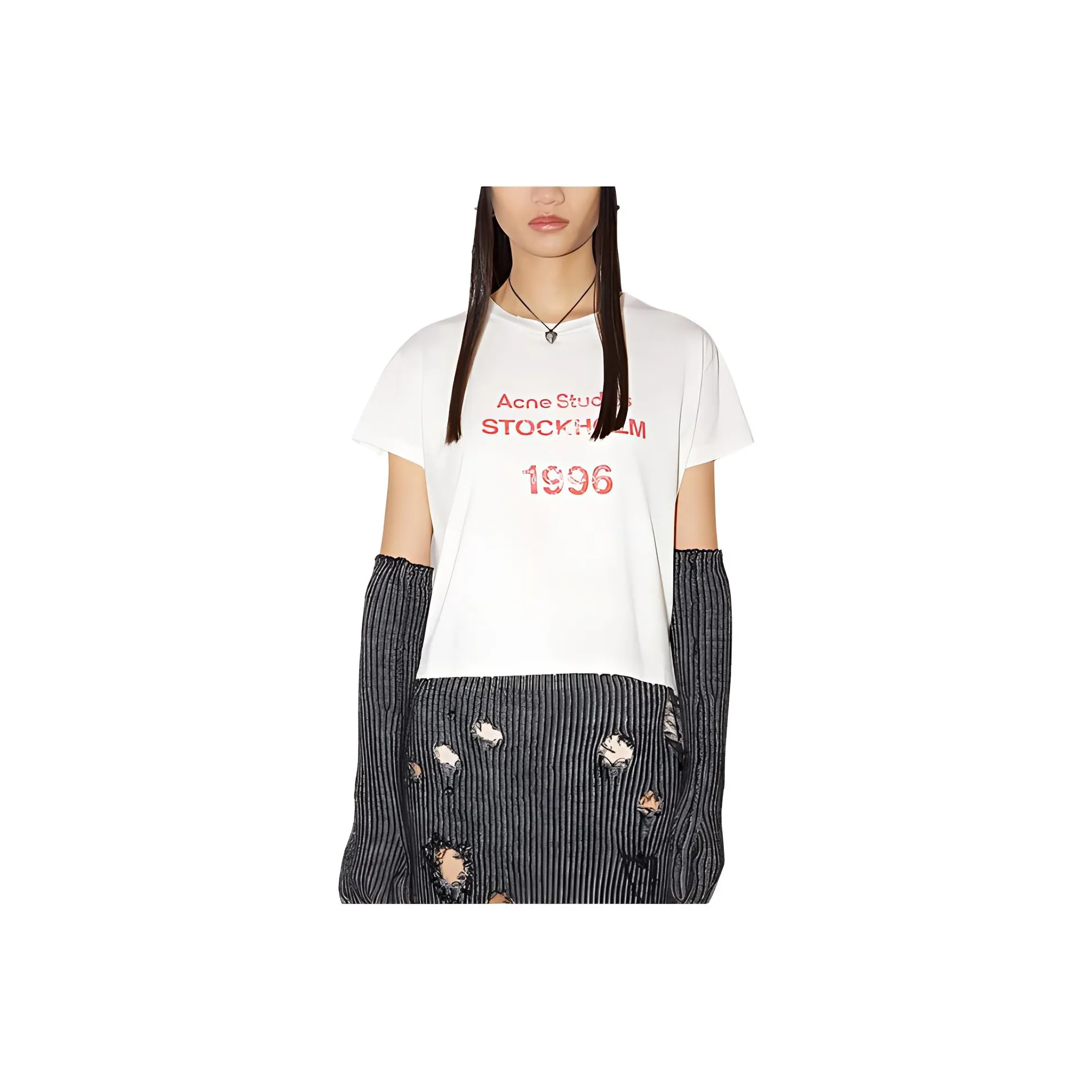 ACNE STUDIOS T-Shirt Женская Светло-Оранжевая