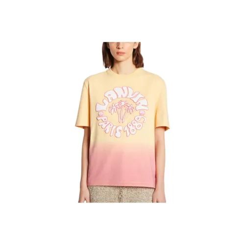 Lanvin Апельсин Женские Рубашки T