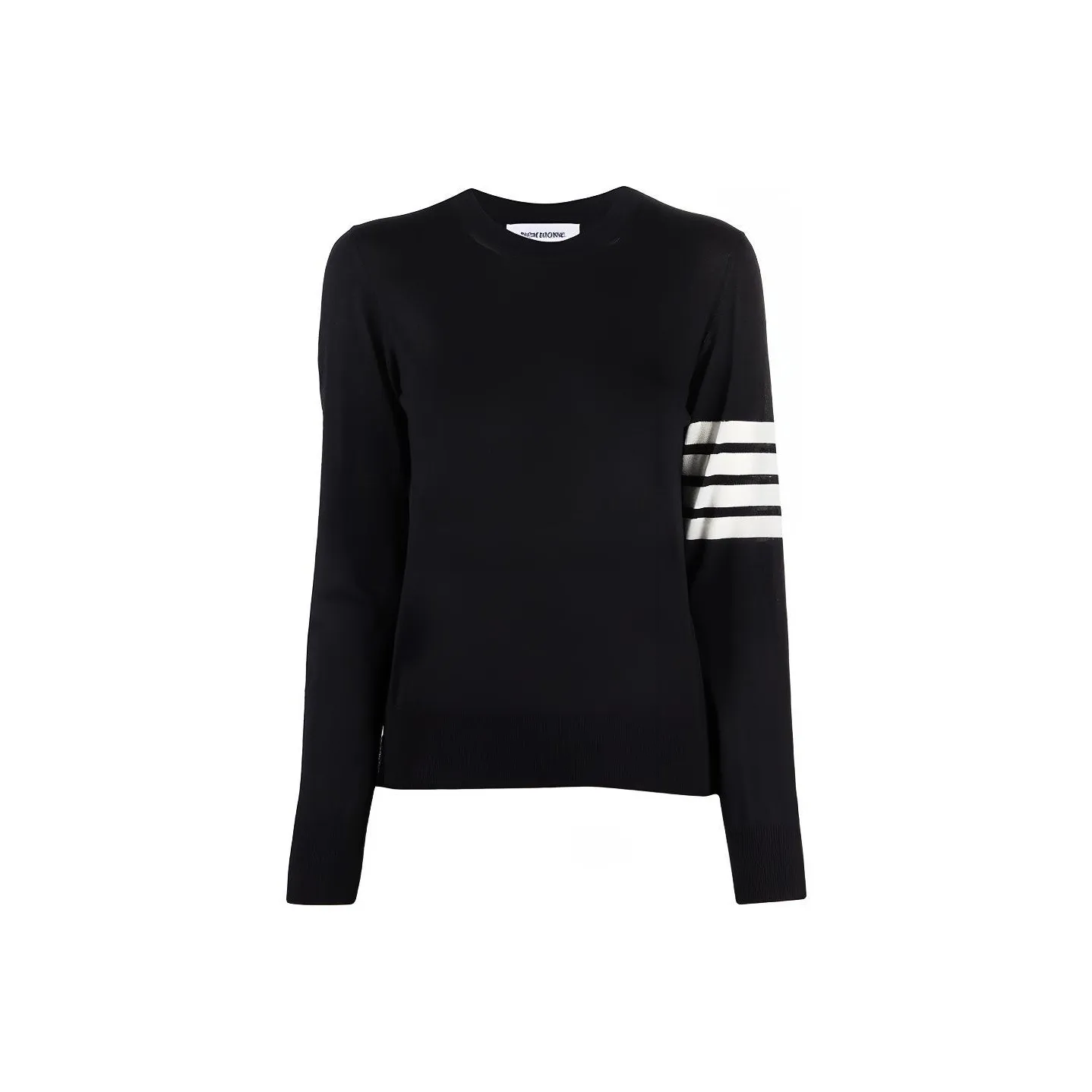 THOM BROWNE 4 Bar Ribbed Crewneck Jumper