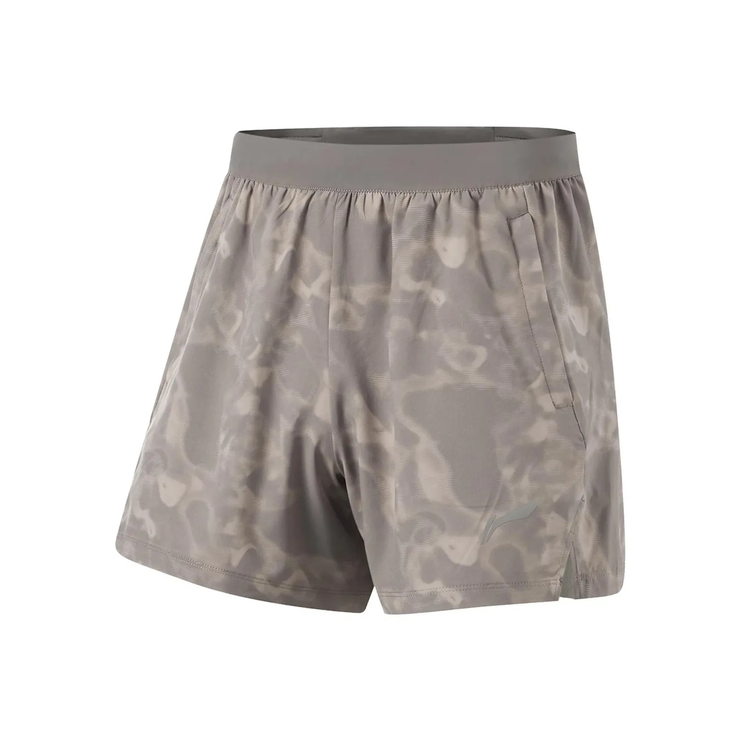 LINING RUNNING Collection Спортивные шорты Мужские Дерево Серый коричневый Full Основа Принт