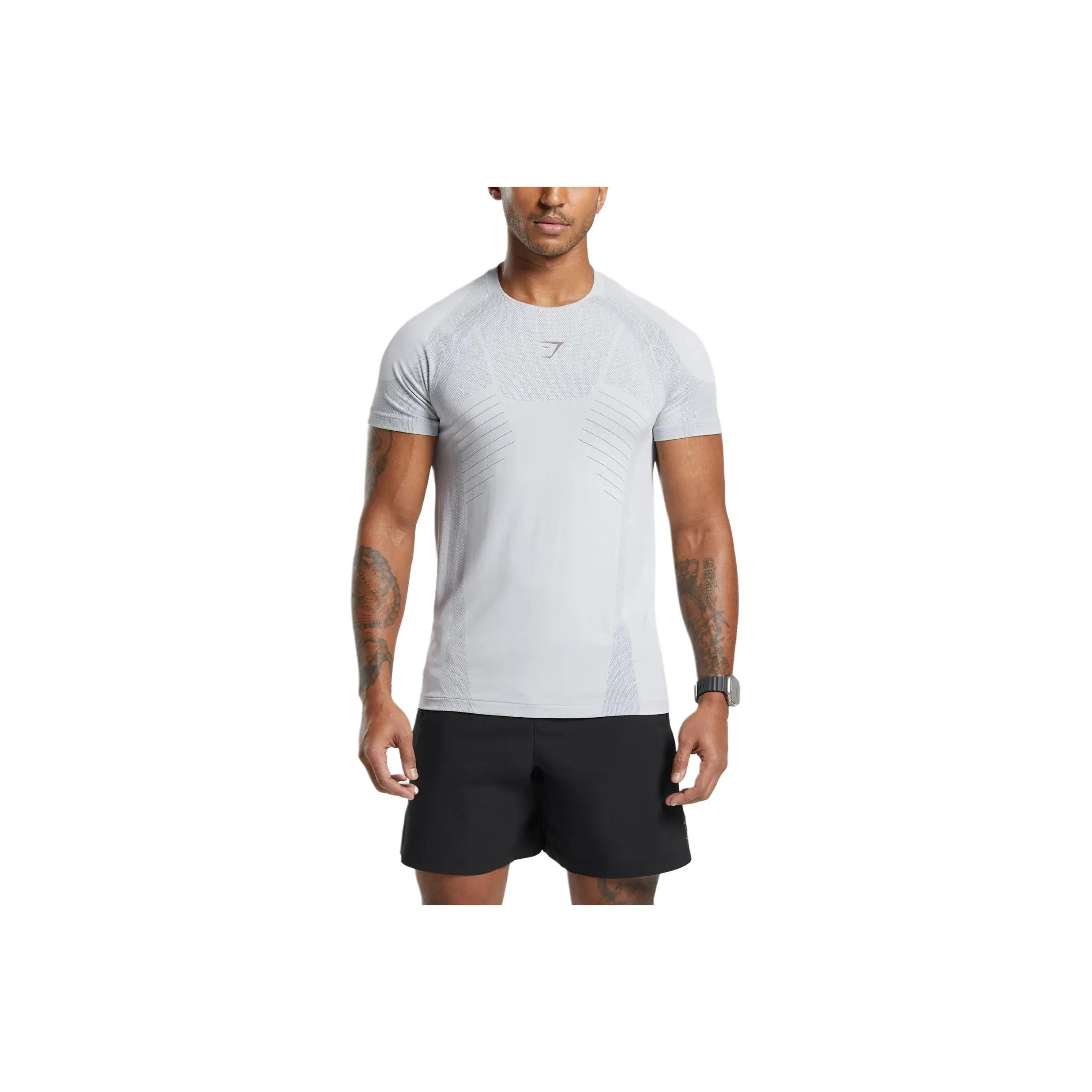 GYMSHARK Workout Clothing Men's Gray