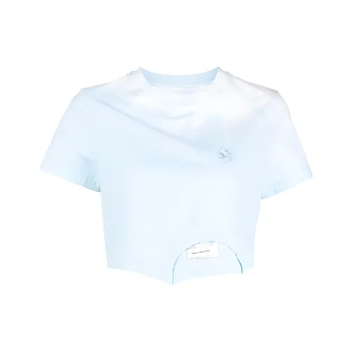 FENG CHEN WANG Feng Chen Wang SS23 Синий Женские Короткие топы