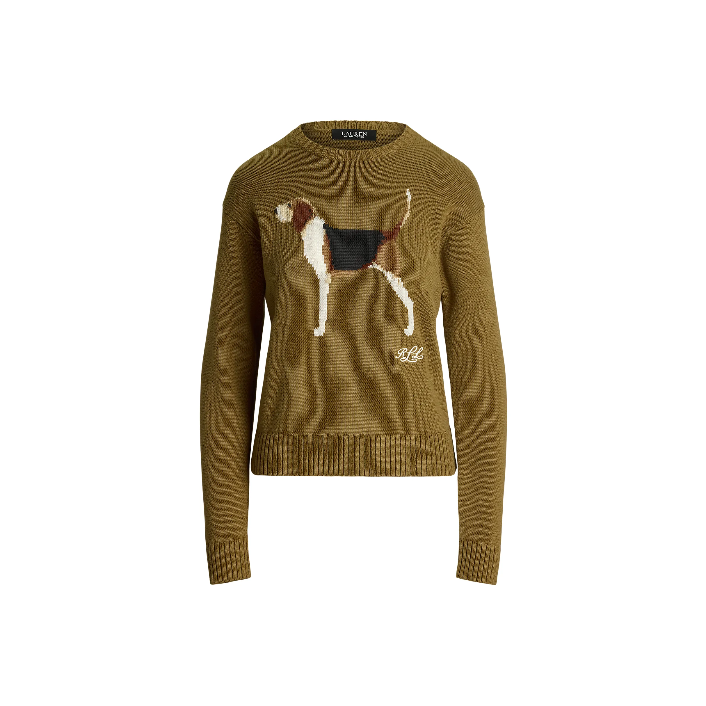 LAUREN RALPH LAUREN Свитер Женский Оливково-зеленый
