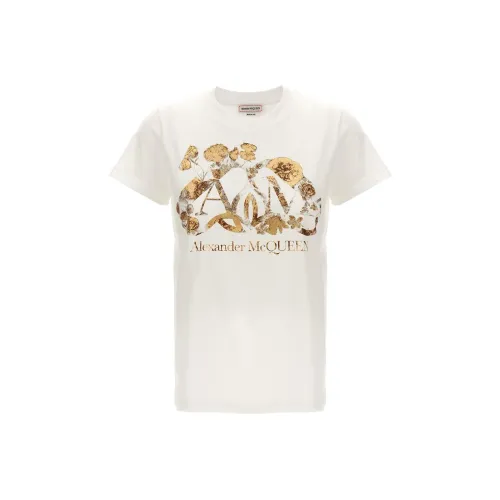 Alexander McQueen Белые Женские Футболки