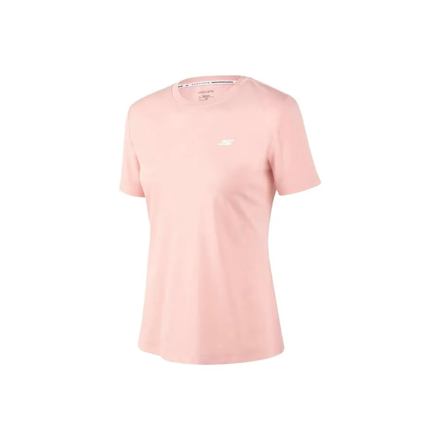 Skechers SS24 T Shirt Women's Light Rose Pink