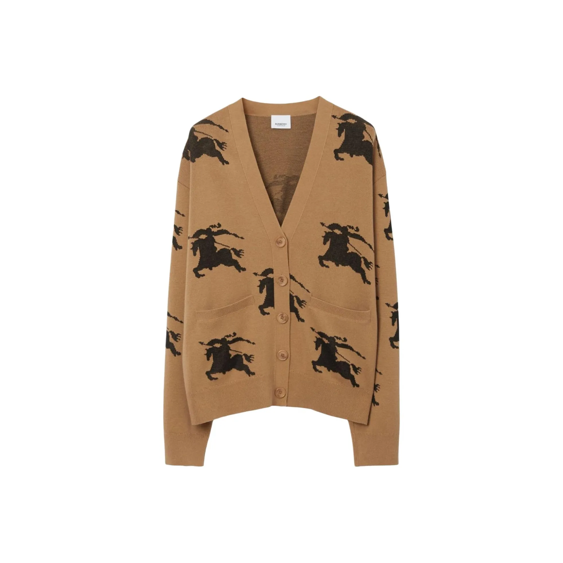 Burberry Ekd Intarsia knit Cardigan
