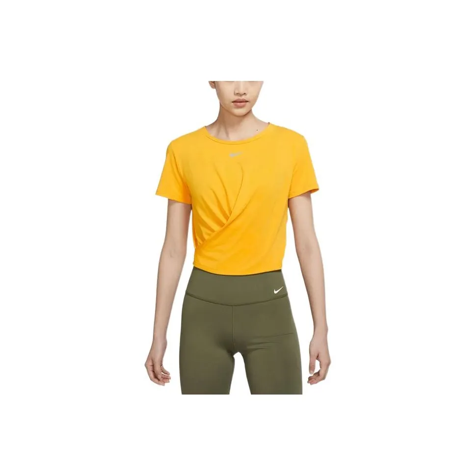 NIKE Dri Fit Желтые Женские Футболки