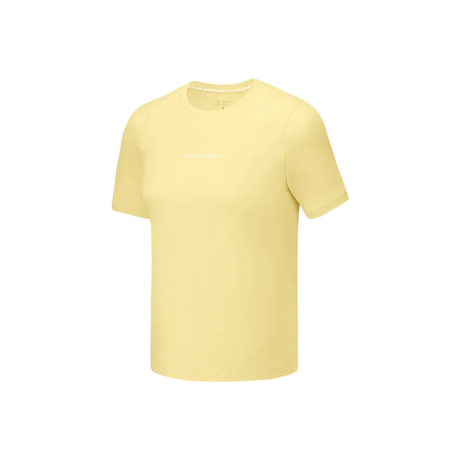 Skechers SS25 T Shirt Women's Light Banana Yellow