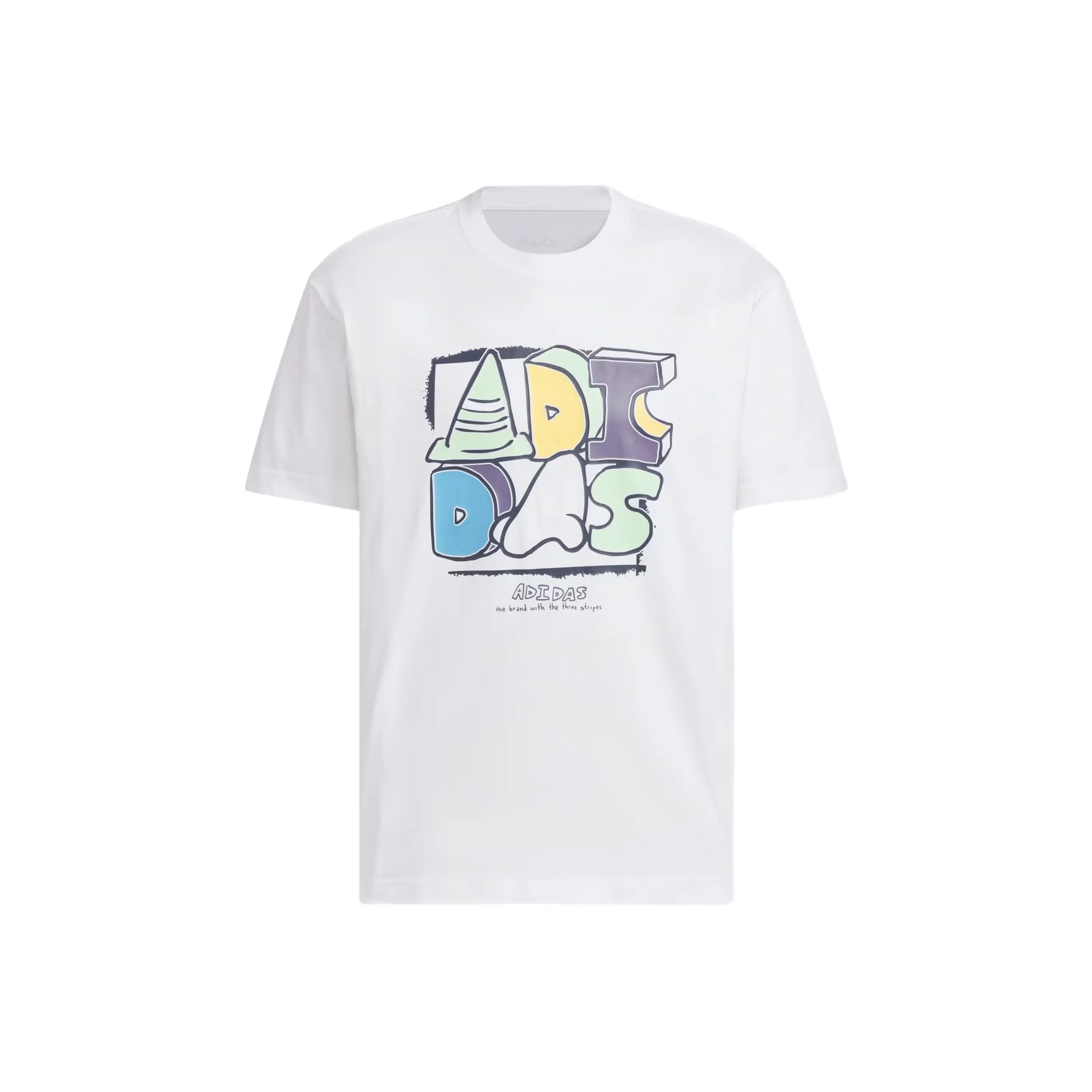 Adidas SS25 T-Shirt Мужской Белый