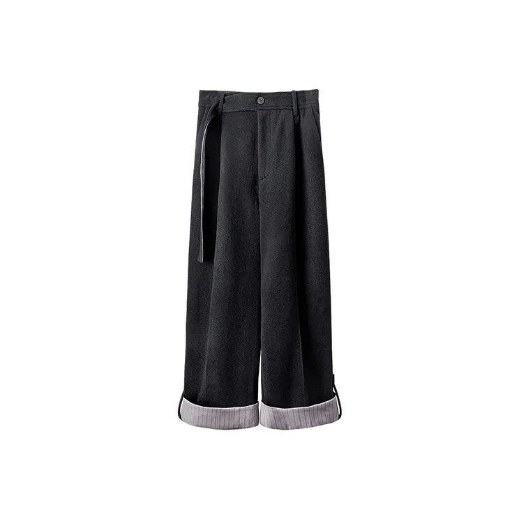 HUANXIANGZHE Повседневные брюки Унисекс Черный