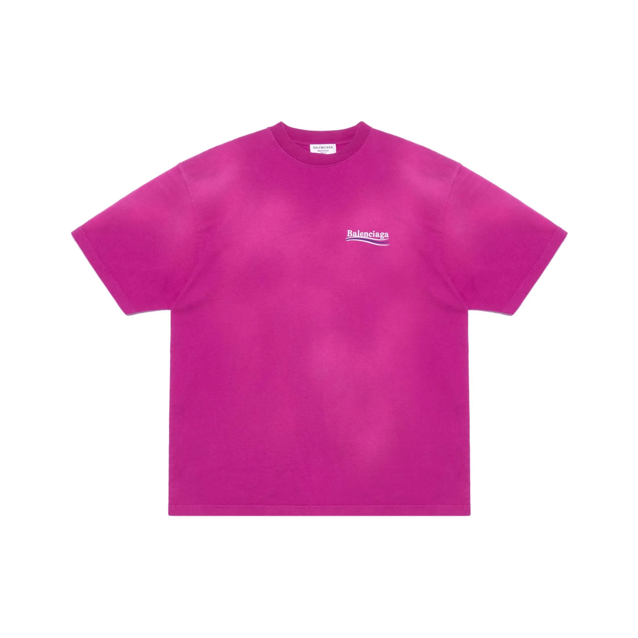 Balenciaga Oversize T Shirt 'Dark Fuchsia'