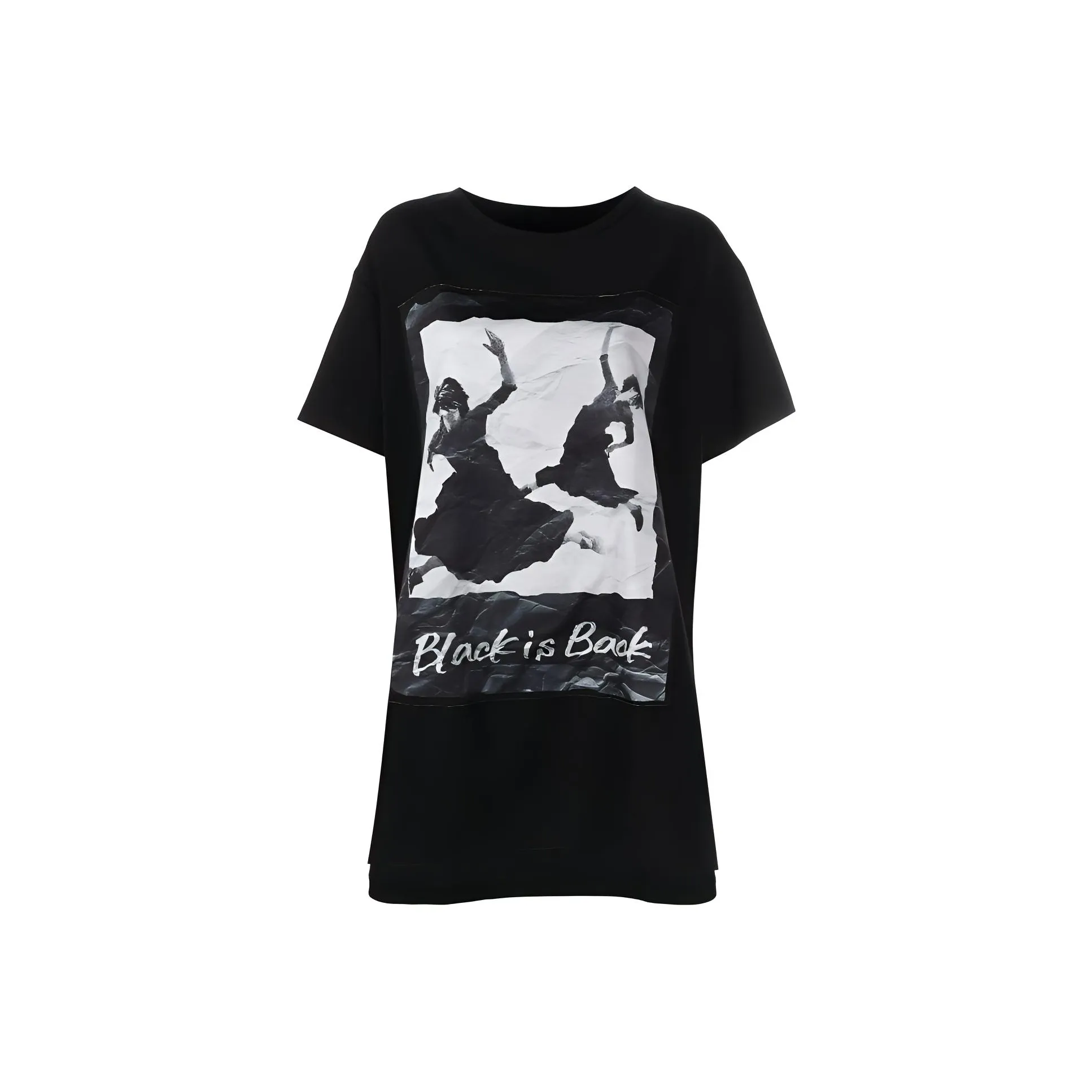 Yohji Yamamoto Черные Женские T-рубашки