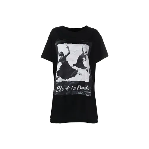 Yohji Yamamoto Черные Женские Футболки