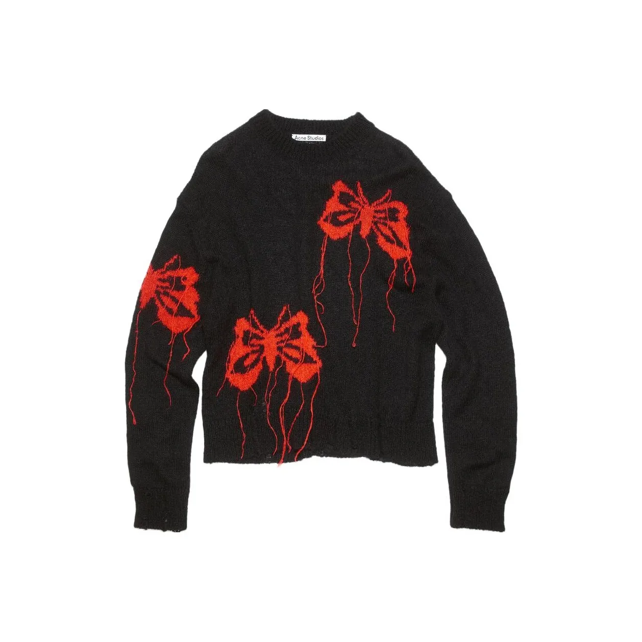 ACNE STUDIOS Свитер Женский Красный Черный