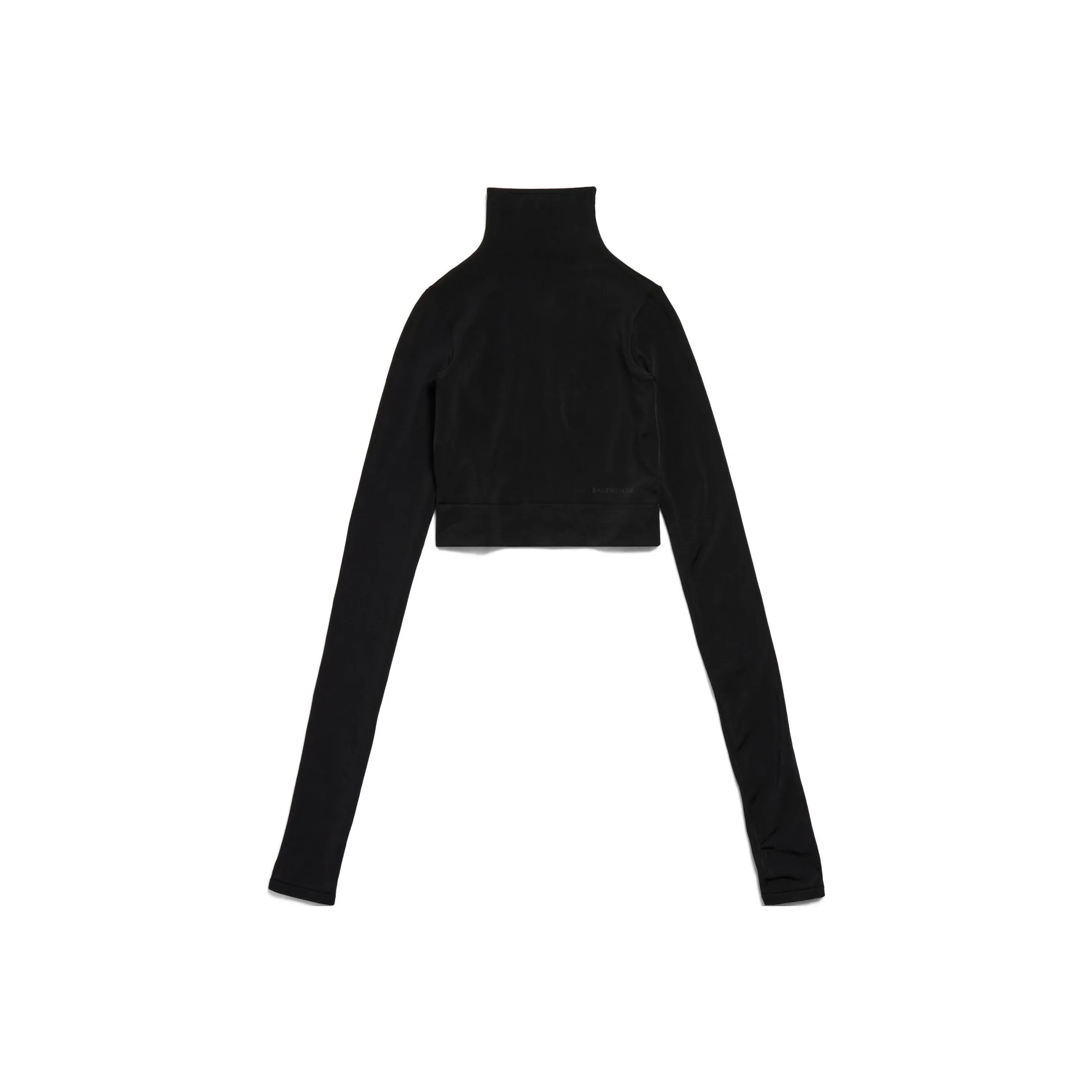 Balenciaga Cropped Long Sleeve Top
