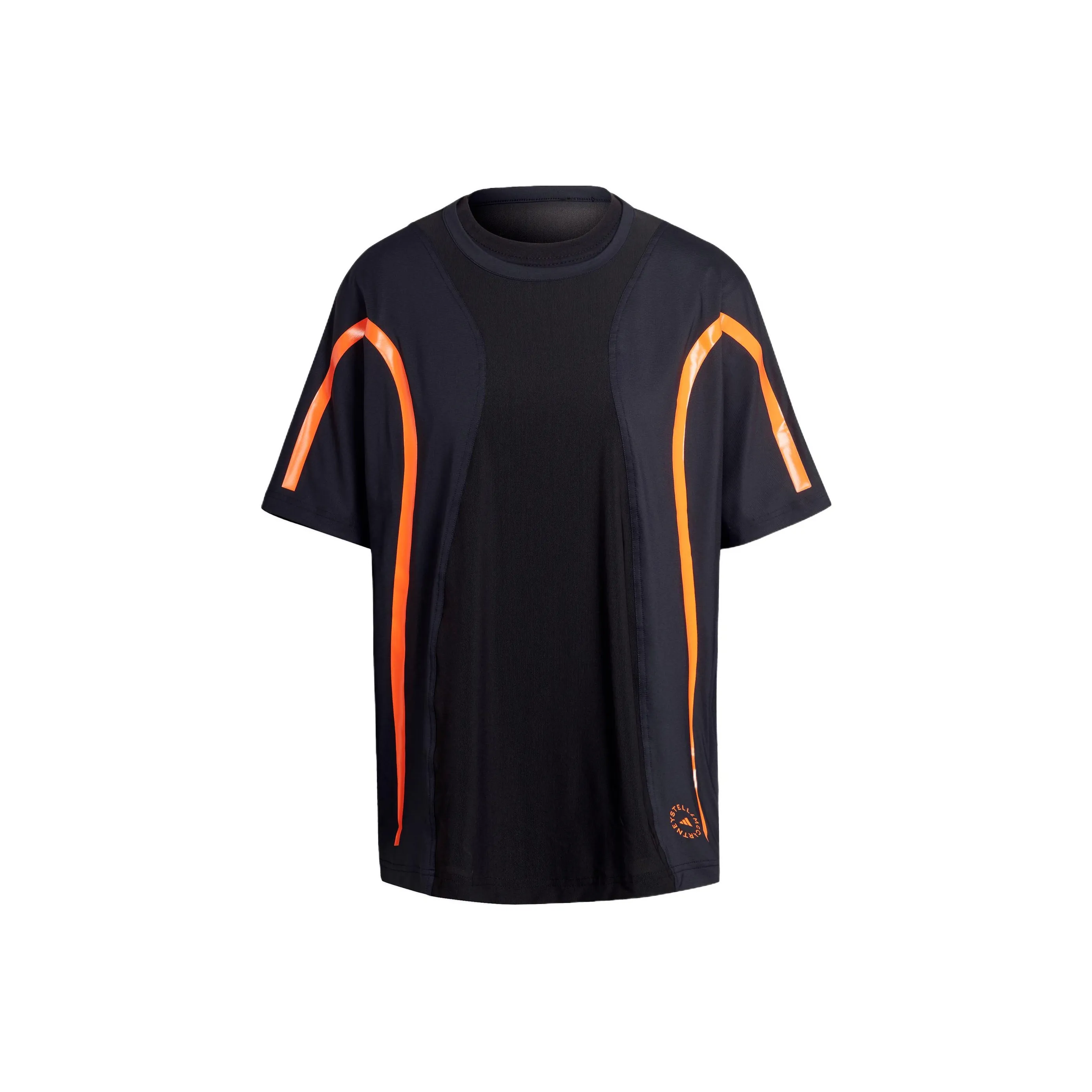 Adidas x Stella McCartney Рукав реглан T-рубашка Женская Черная