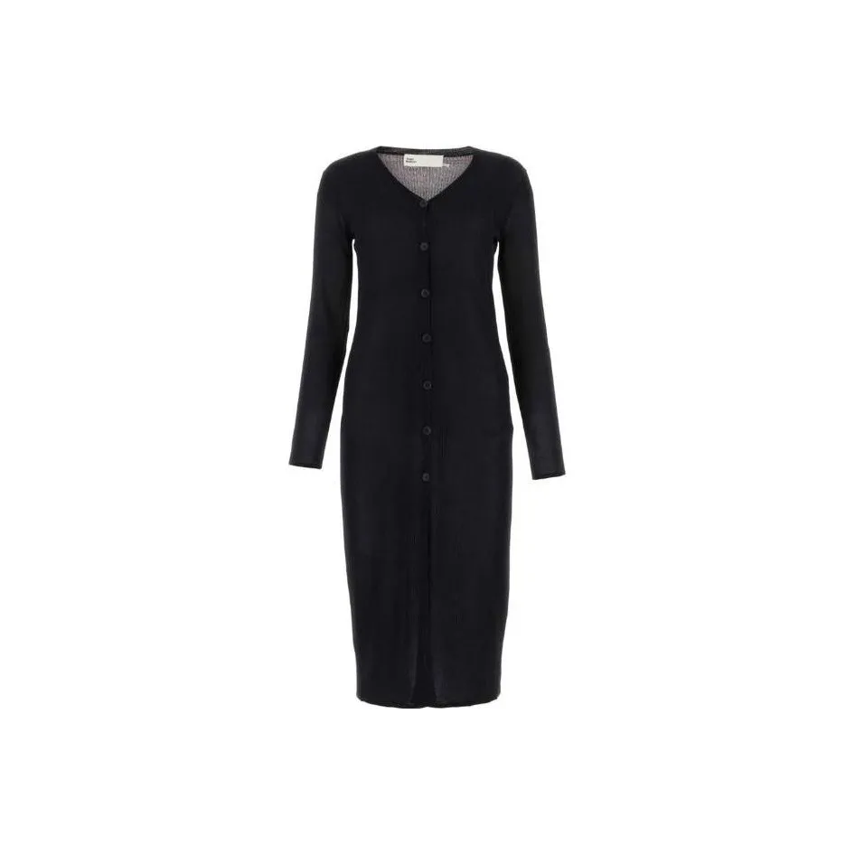 TORY BURCH Long-Sleeved V-Neck Knitted Dress