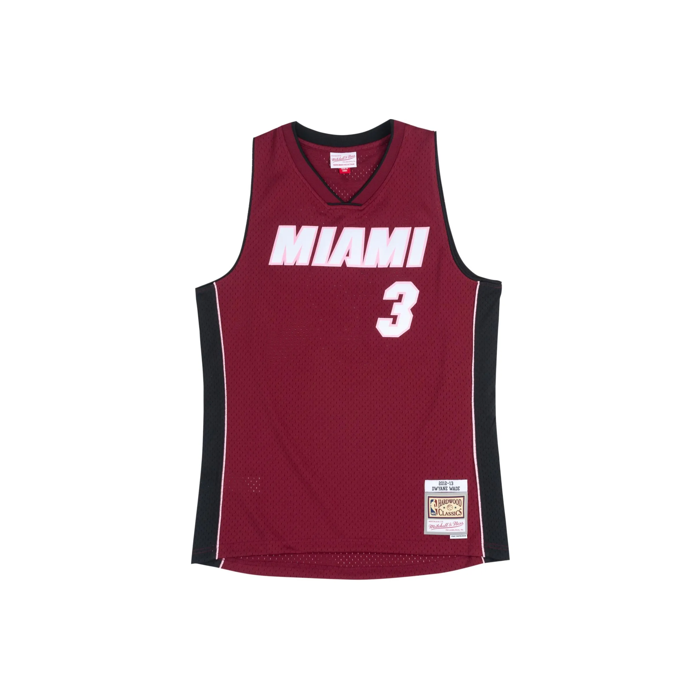 Mitchell & Ness Basketball Jerseys 12 13 Season Miami Heat Dwyane Wade Size 3 Unisex Red