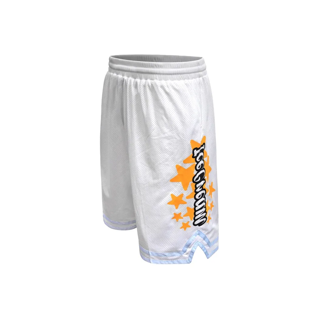 BKCXZICE Basketball Shorts Unisex White