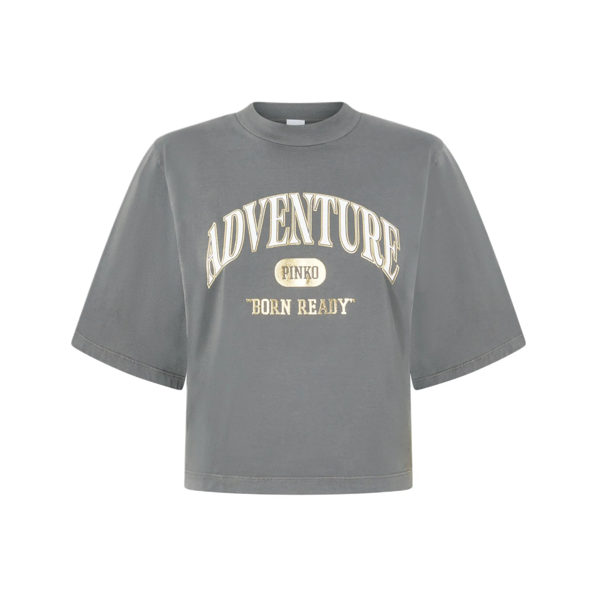 PINKO Logo Printed Crewneck T Shirt
