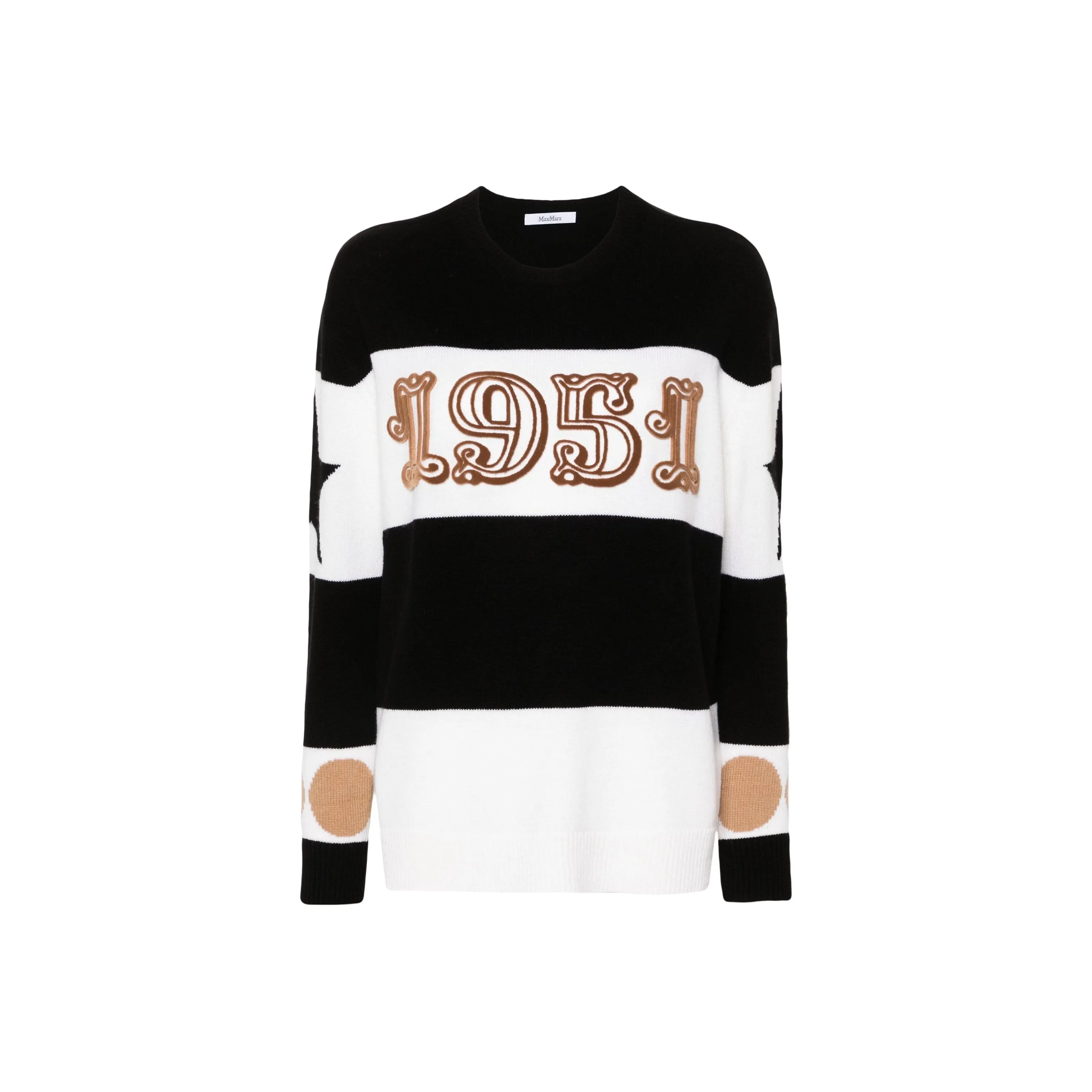 Max Mara Dirce Star Patterned Crewneck Jumper