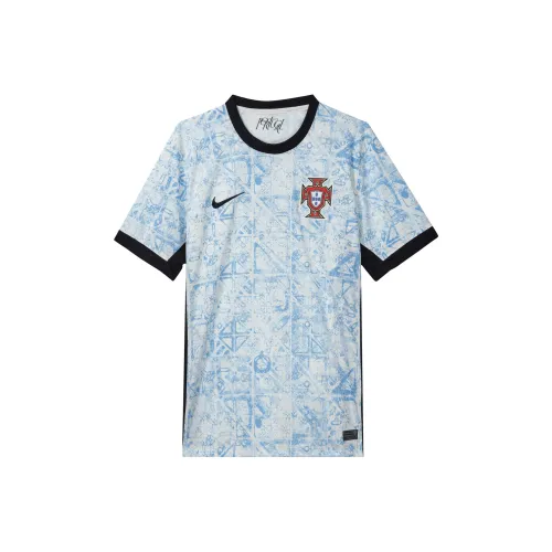 NIKE Парусный белый/Университетский синий/Асфальтовый синий Мужские футбольные майки