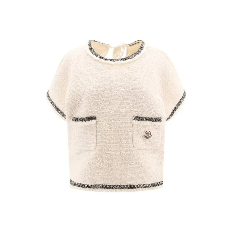 Moncler T Shirt Women's Milk White