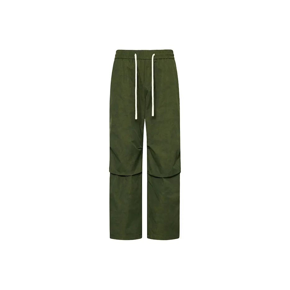 GTRG Casual Pants Unisex Tie Dye Army Green