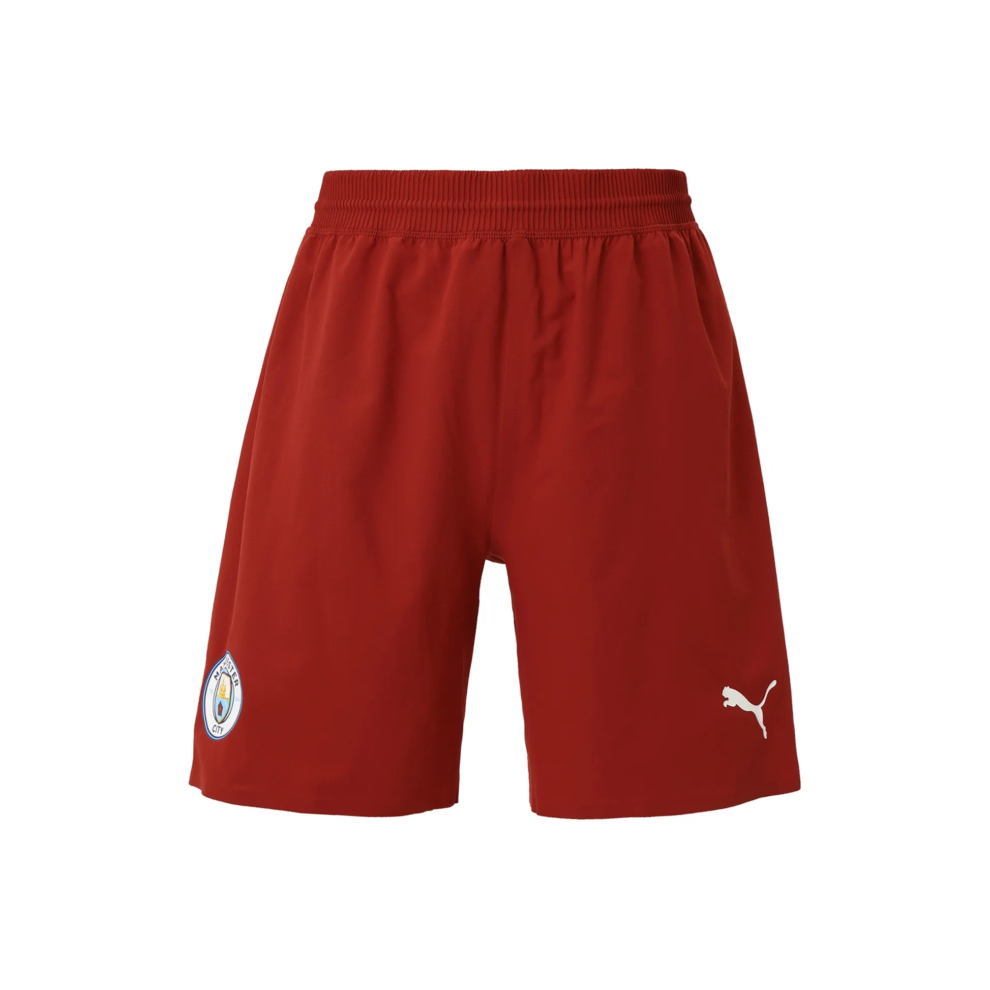 PUMA Manchester City Player Home Change Shorts Soccer Unisex Red