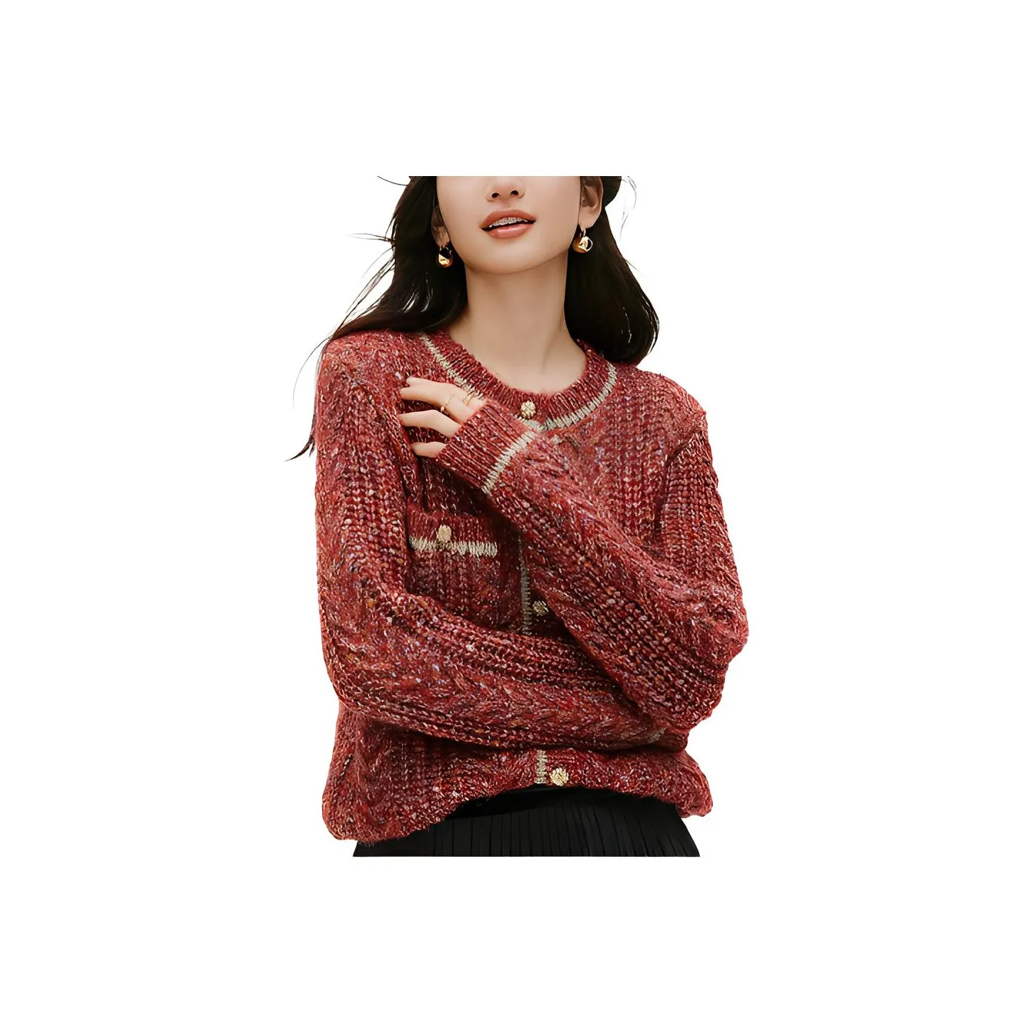 Hopeshow Свитер Женский Crystal Rose Розовый