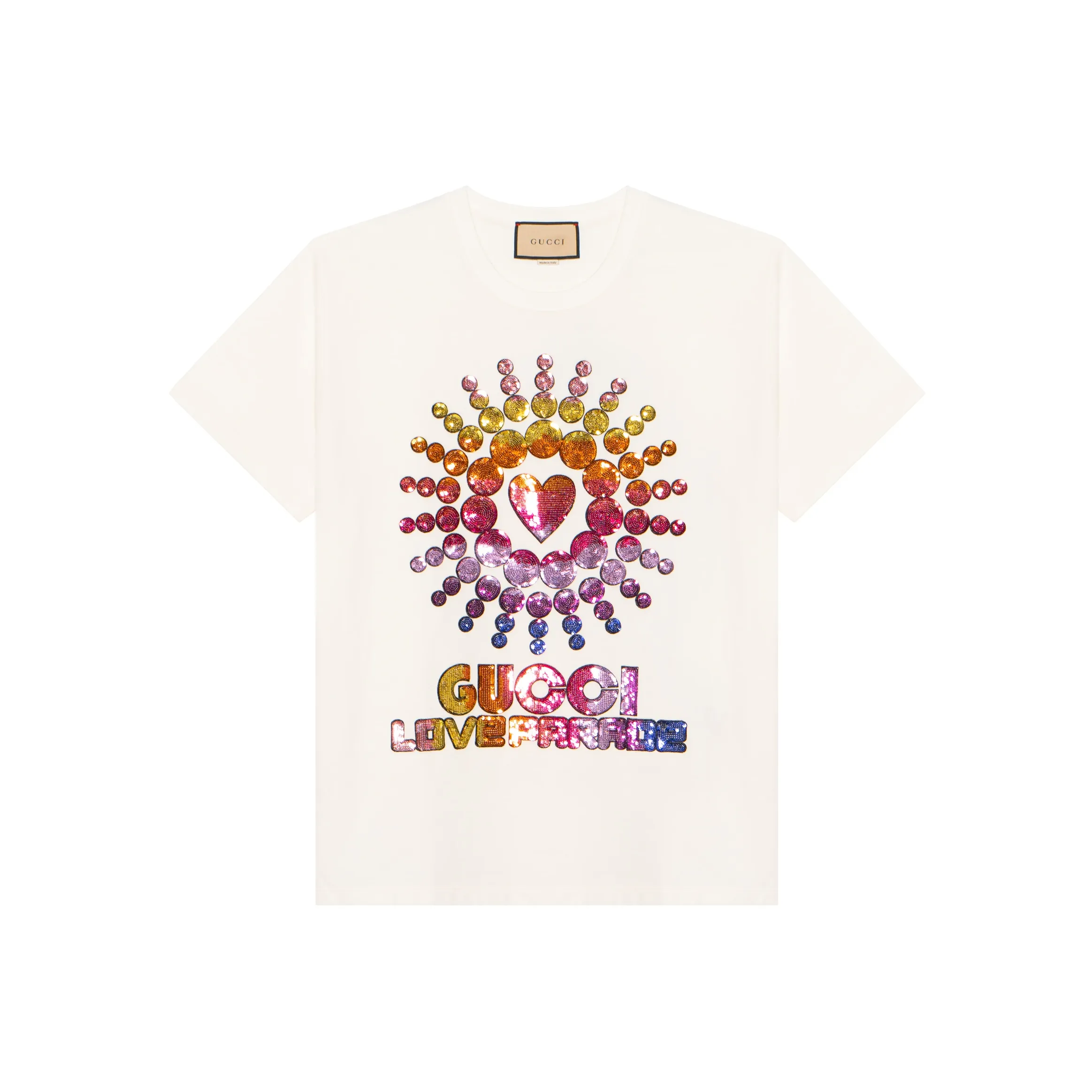 GUCCI Love Parade Oversized T shirt White