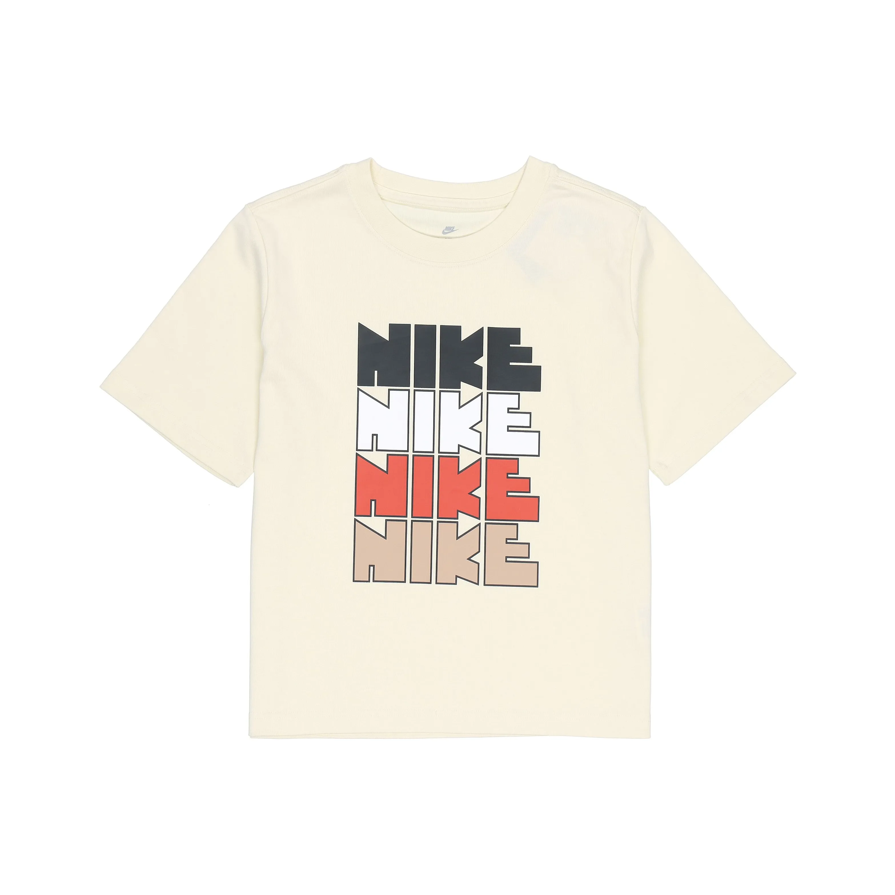 Nike Комплект с короткими рукавами T-рубашка Женская Кокосовое молоко