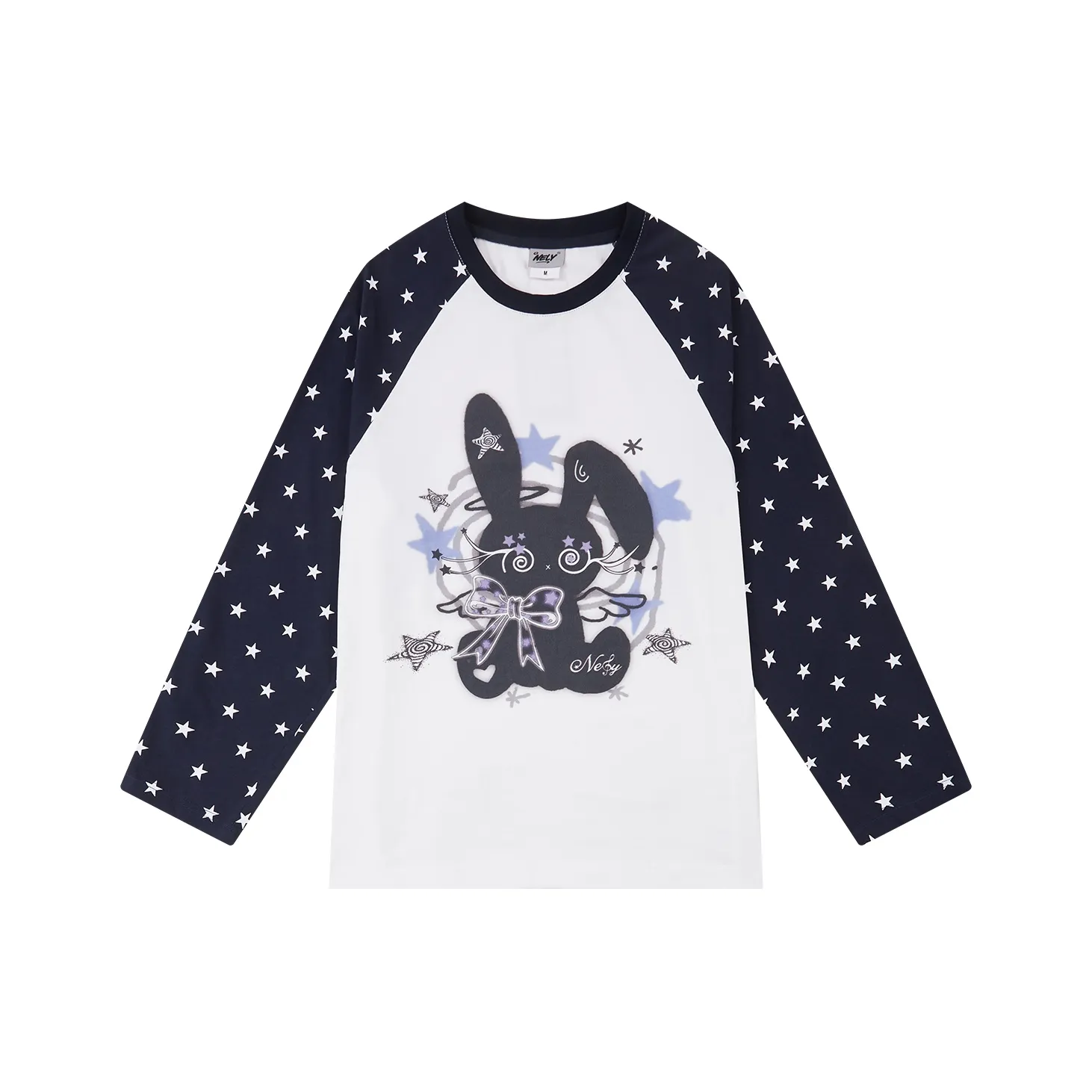 NELY Реглан-рукав T-рубашка Женская Белая