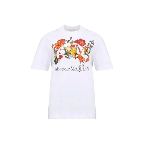 Alexander McQueen Белые Женские Футболки