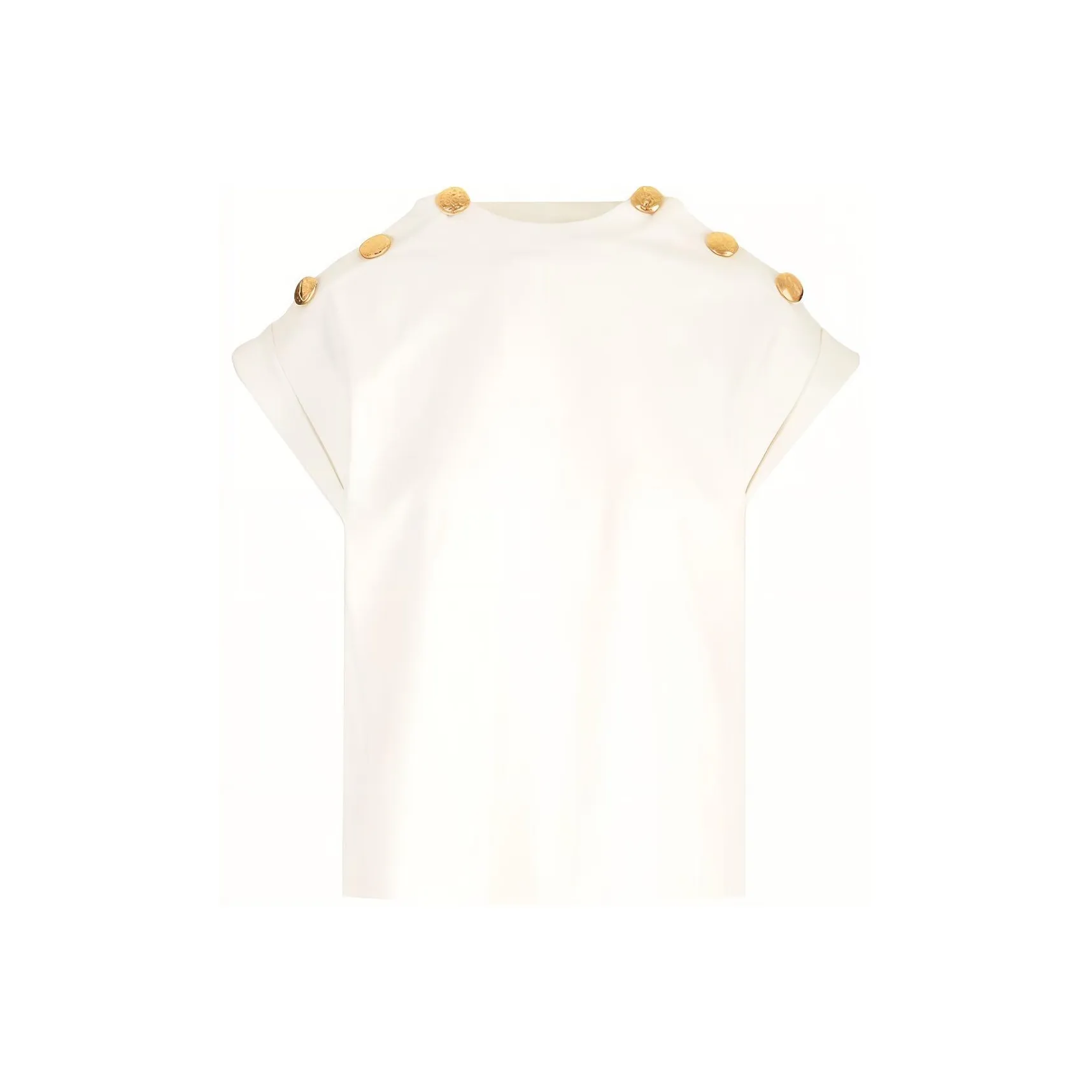 Alexander McQueen Seal Button Embellished T Shirt