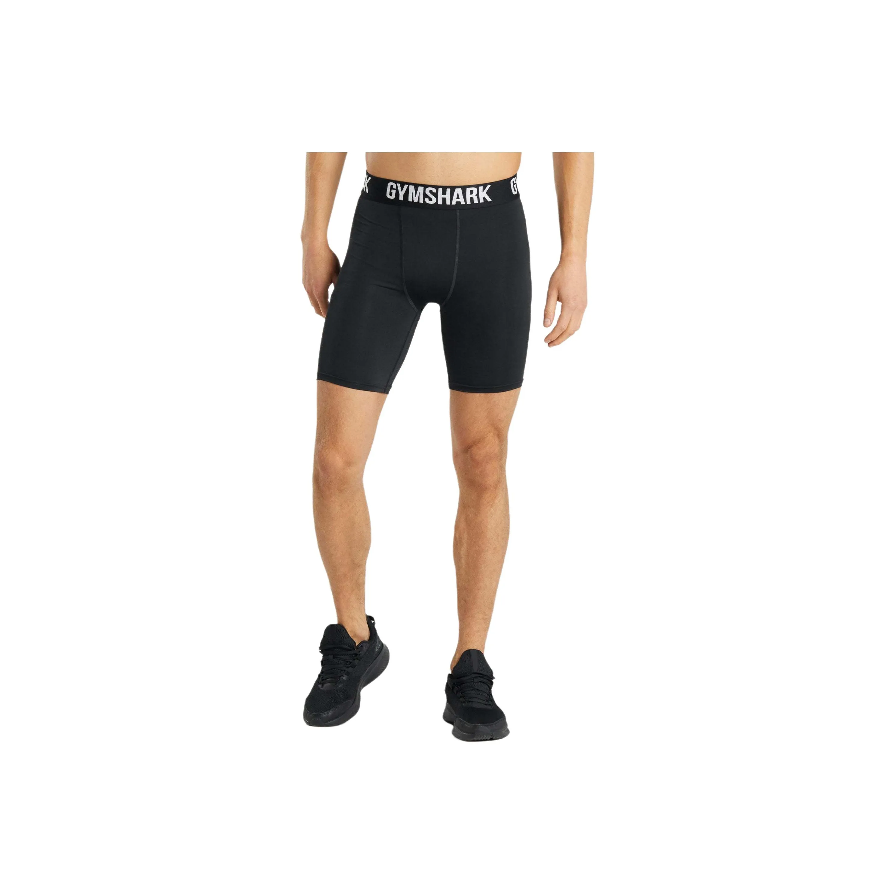 GYMSHARK Элемент BASELAYER Шорты Спортивные шорты Мужской Черный