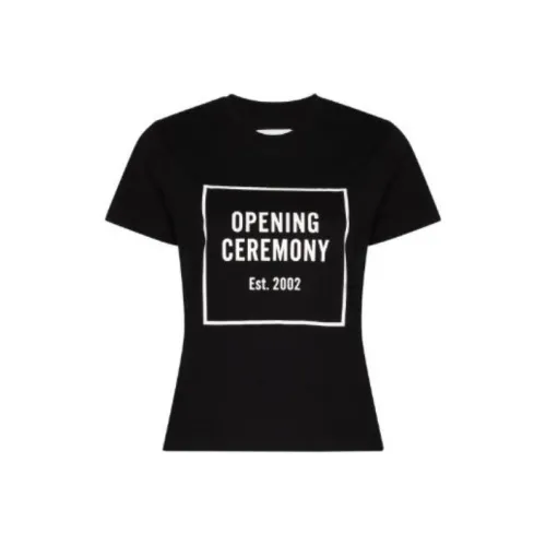 Opening Ceremony Черные Женские Футболки