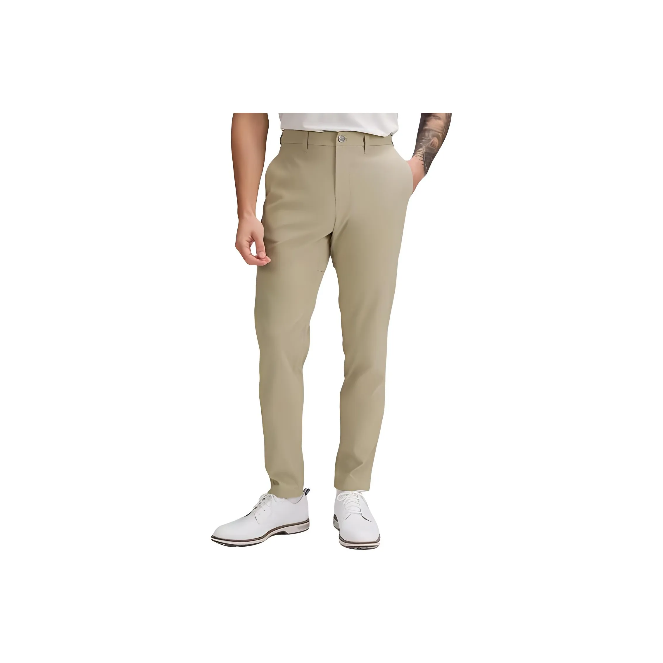 lululemon ABC Повседневные брюки Мужские Хаки