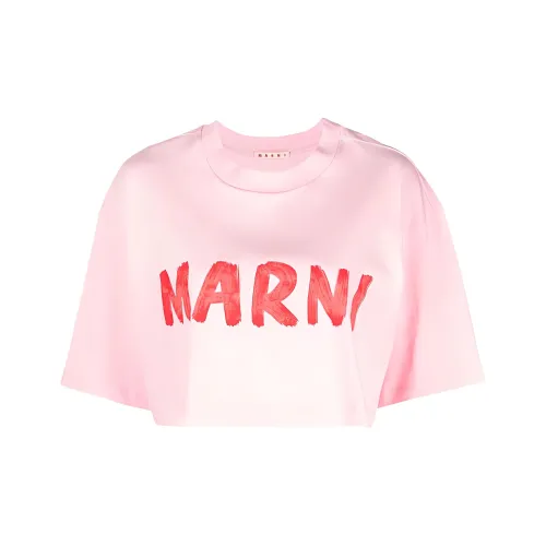 MARNI Розовые Женские Т-рубашки