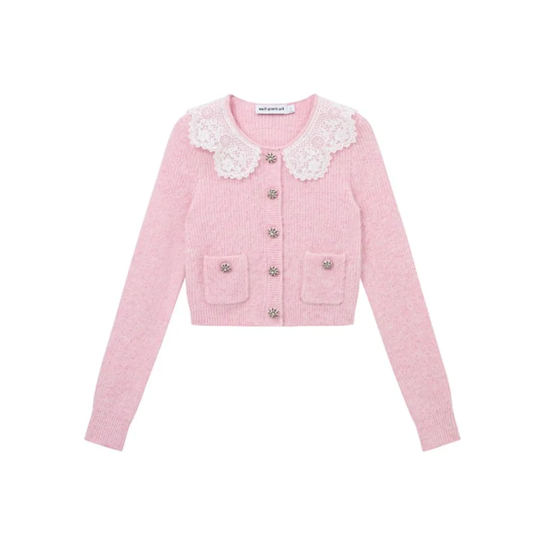 Self Portrait Sweater Women's Pink