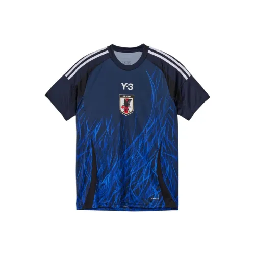 Y 3 JFA Co Branded SERIES Синий Мужские Футбольные Джерси