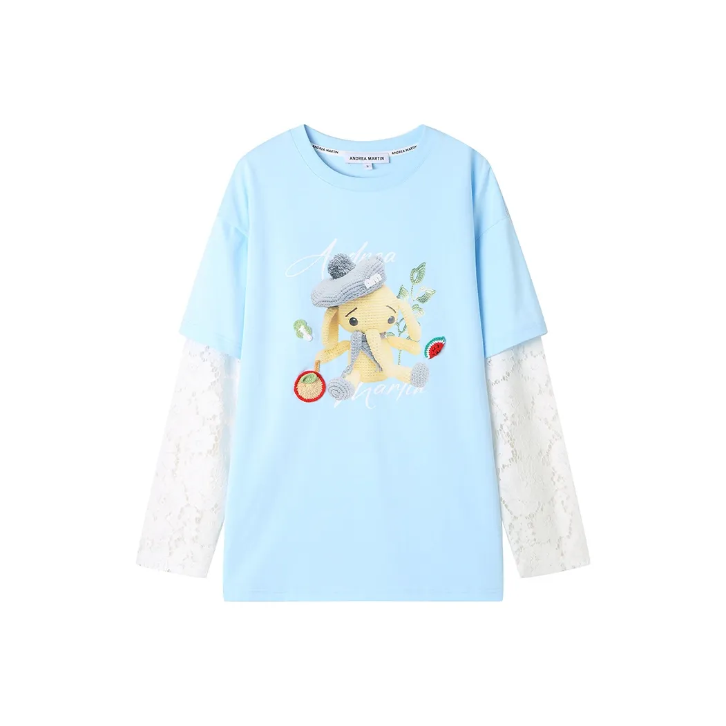 ANDREA MARTIN Реглан-рукав Т-рубашка Женская