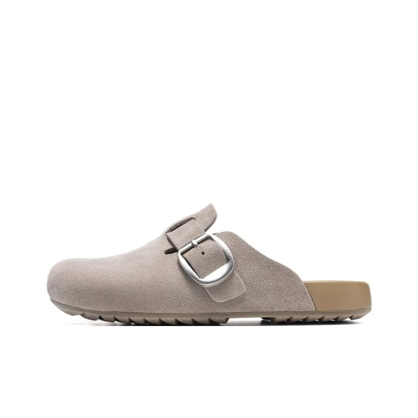 AOKANG Closed Toe Slippers Women's Gray