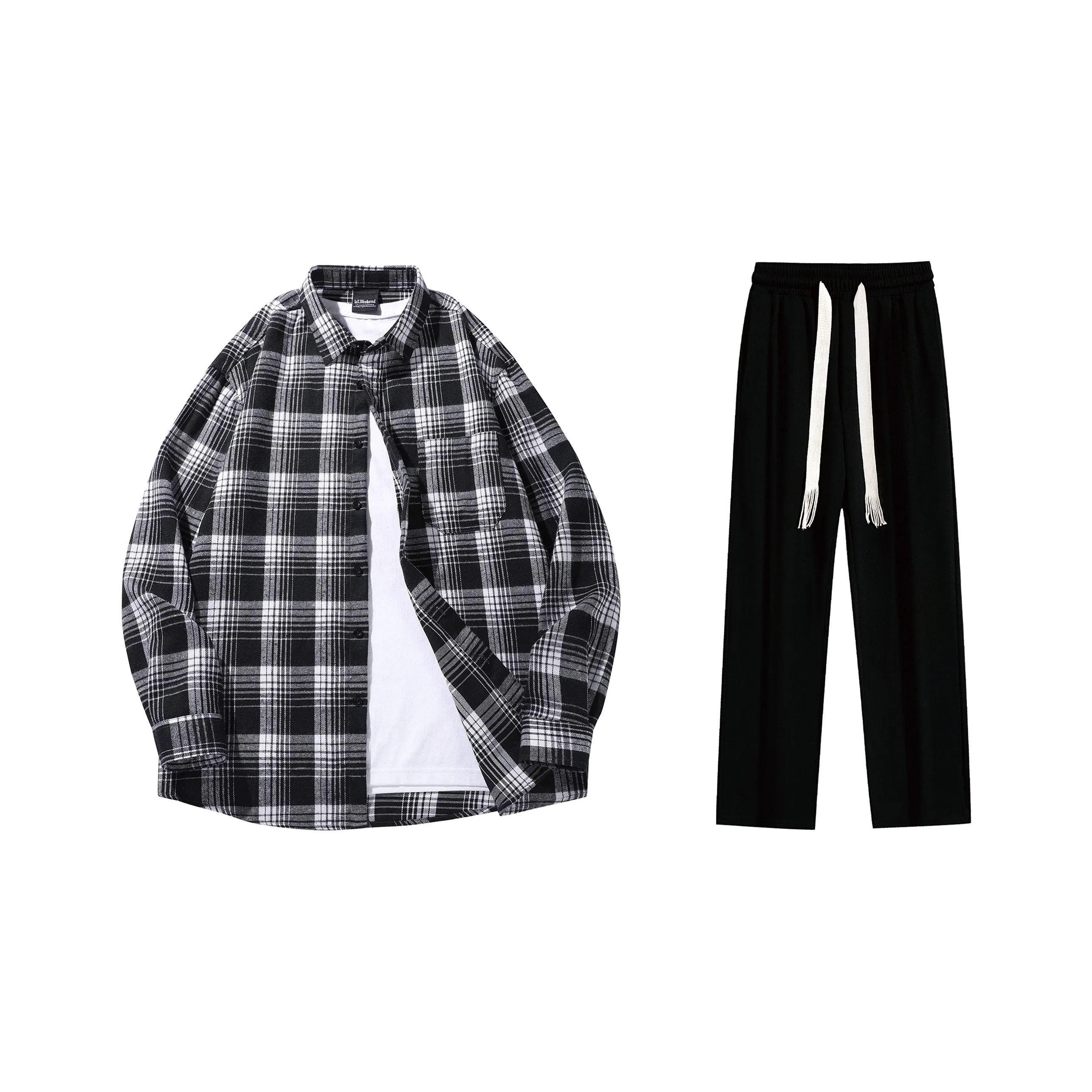 LA'T.WEEKEND Рубашка Комплект Унисекс