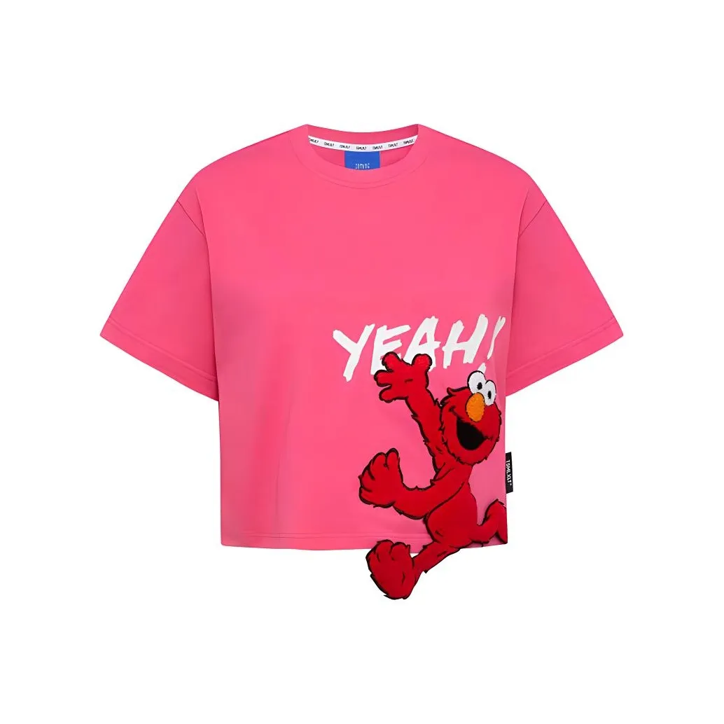 TSMLXLT T-рубашка Женская Фиолетово-розовая