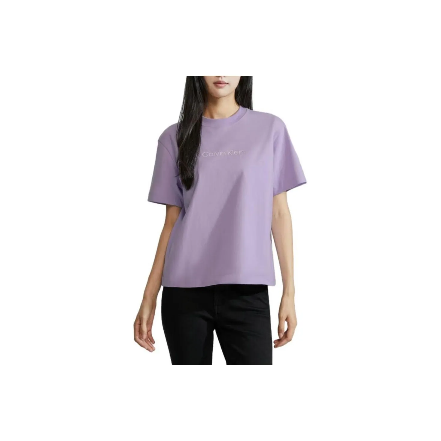 CK/Calvin Klein T Shirt Women's SPI Hyacinth Purple