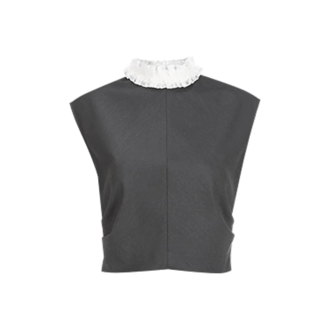 AIVEI Flutter Sleeve T Shirt Women's Gray