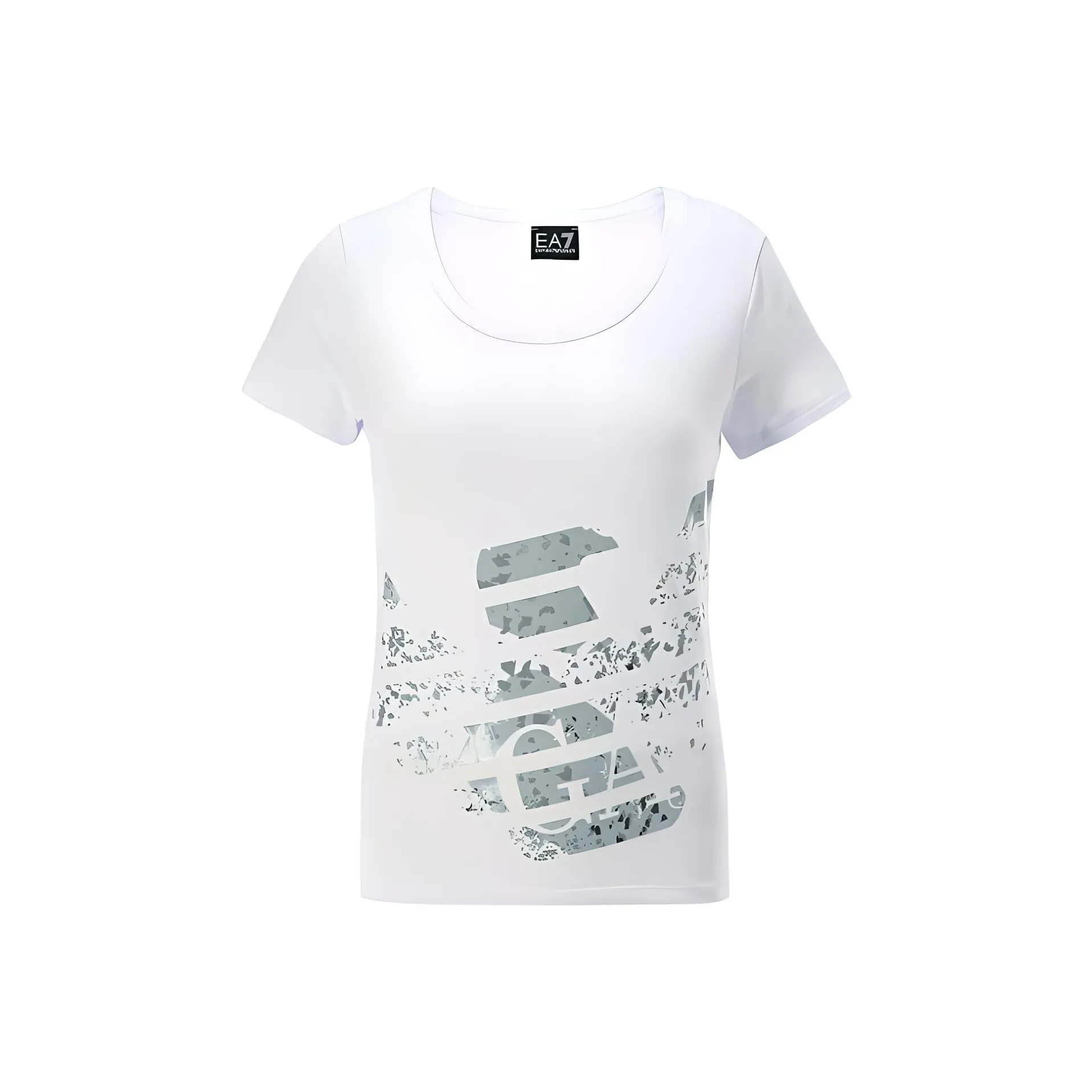 EMPORIO ARMANI EA7 T Рубашка Женская Белая