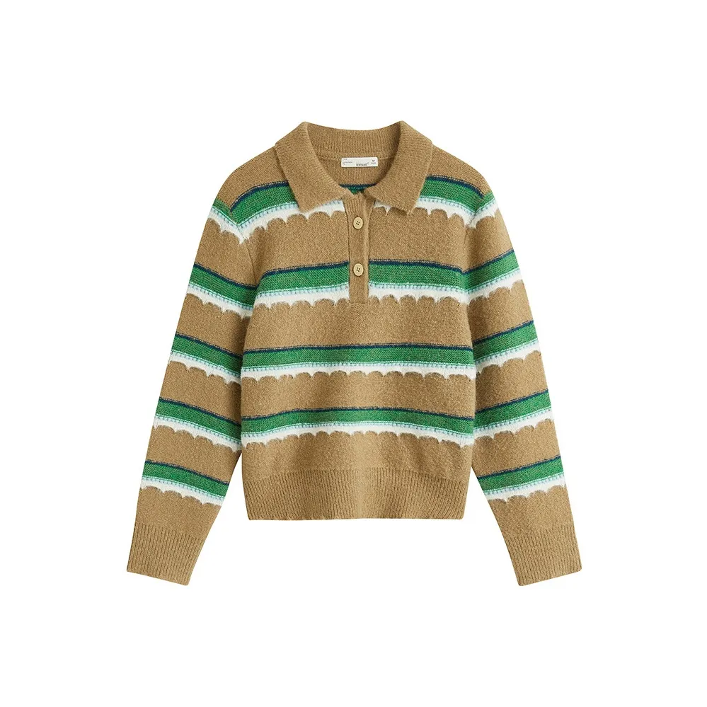 Inman Свитер Женский Светлый Кофейный