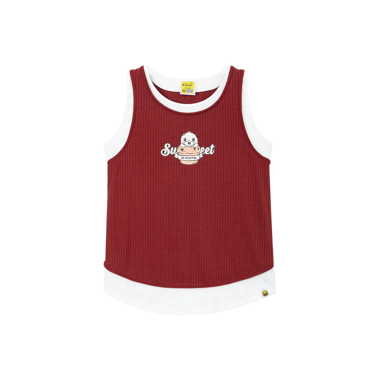B.Duck Tank Tops Women's Red